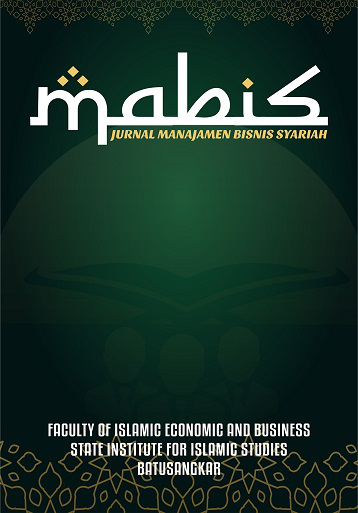 MABIS: Jurnal Manajemen Bisnis Syariah